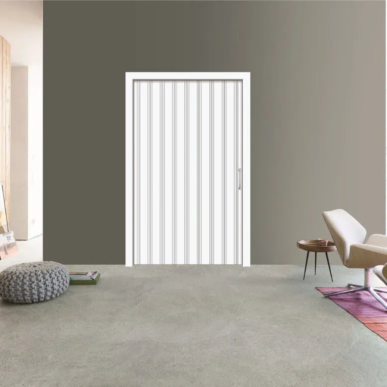 Balci Falttür 'Alufold' - PVC - weiß - 230x85cm