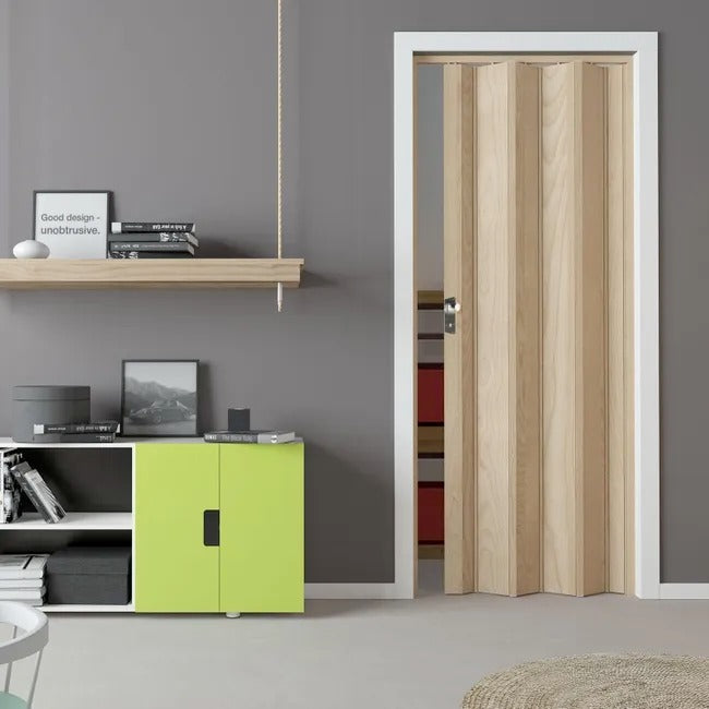Falttür aus Holz innen