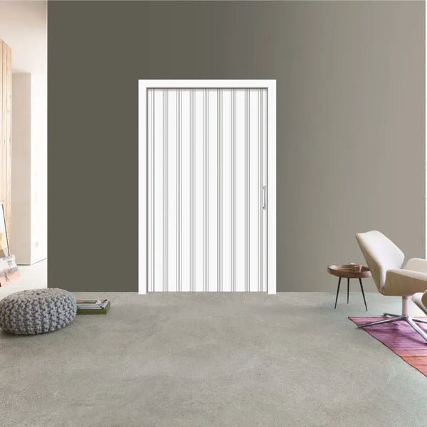 Balci Falttür 'Alufold' - PVC - weiß - 230x85cm