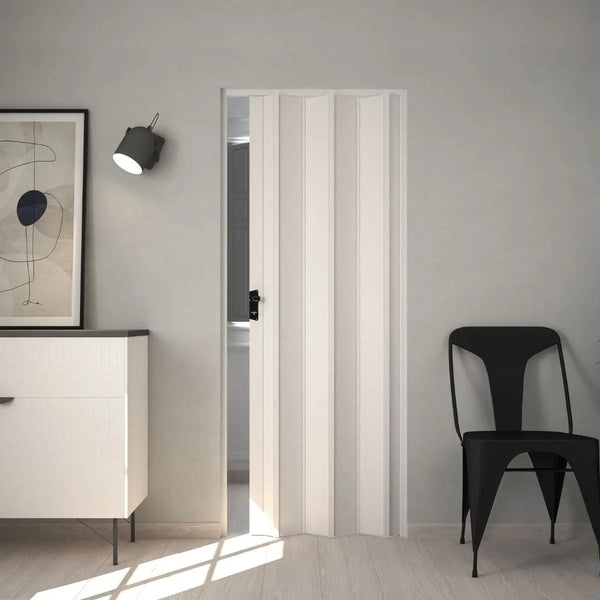 Balci Falttür 'Nora' – PVC – weiß – 214 x 87 cm