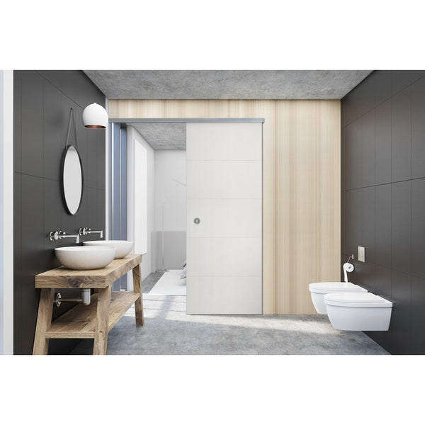 Badezimmer mit Falttür