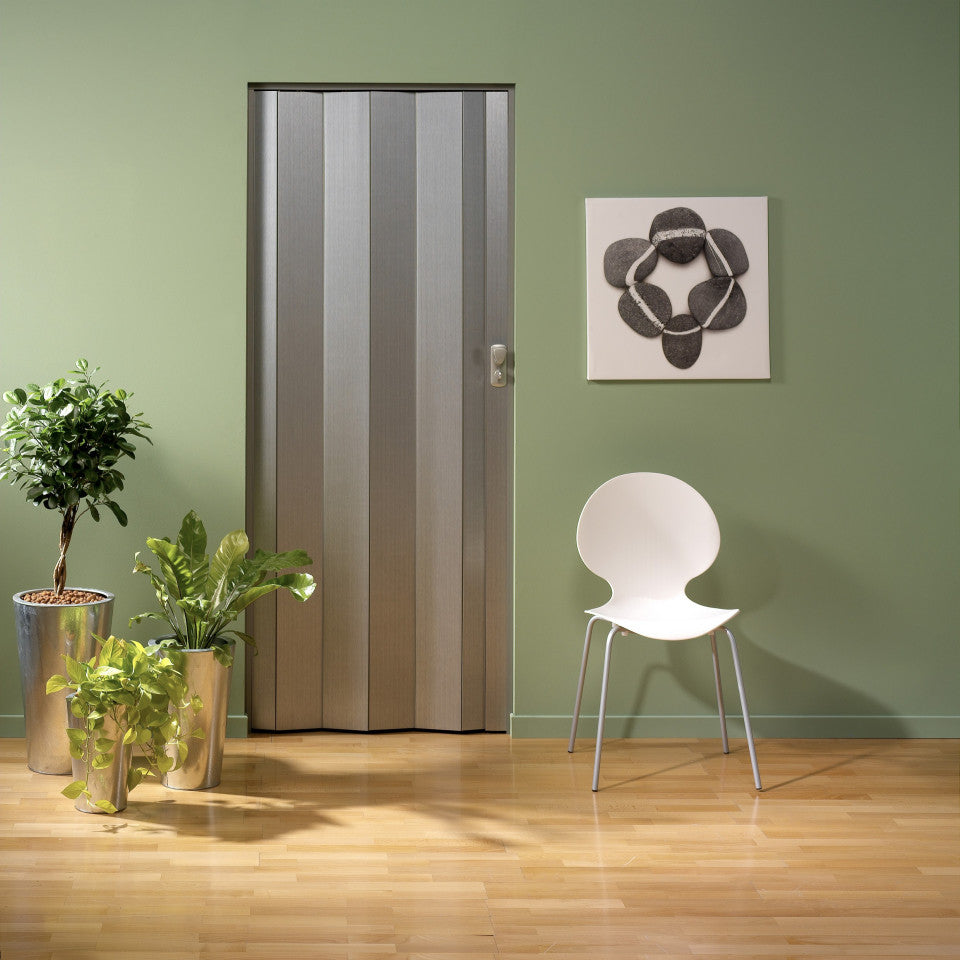 Grosfillex Falttür 'Spacy' – Kunststoff – Aluminium – 205 x 84 cm